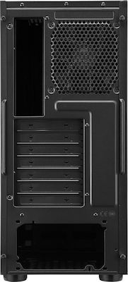 CoolerMaster Masterbox MB600L V2 TG Gaming Midi Tower Κουτί Υπολογιστή με Πλαϊνό Παράθυρο Μαύρο