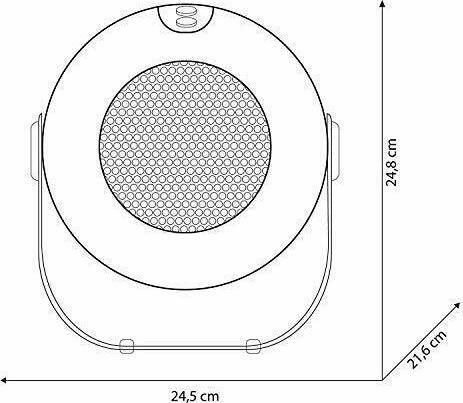 Olimpia Splendid Caldo Design Ceramic Fan Heater Room Floor 1800W