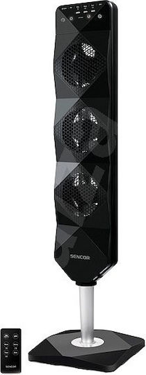 Sencor SFN 5040 BL Вентилатор Тип Кула 90W с Дистанционно Черен