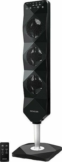 Sencor SFN 5040 BL Вентилатор Тип Кула 90W с Дистанционно Черен