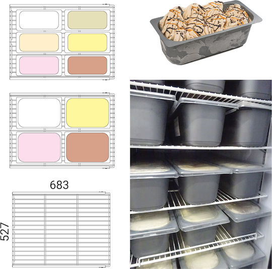 Ucinque GOURMET 700 NA Cameră Profesională de Congelare 651lt & 275W L67,2 x l94,4 x H199,5cm