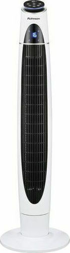 Rohnson Tower Fan 60W With Remote Control White