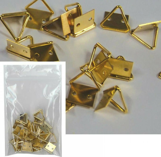 Next Νο1 Metallic Frame Kitchen Hook with Nail Yellow 30pcs 31901-------2
