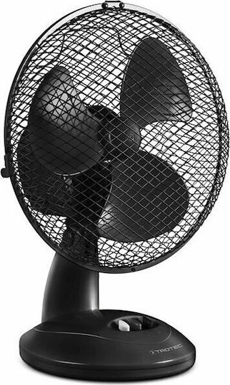 Trotec TVE 8 Tischgerät Ventilator 30W Lüfterdurchmesser 23cm Schwarzer