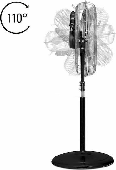 Trotec TVM 18 S Pedestal Fan 100W 45cm Diameter Silver