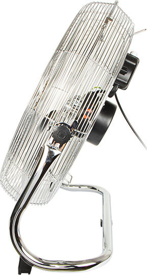 Blow Ανεμιστήρας Δαπέδου 110W Διαμέτρου 45cm Ασημί