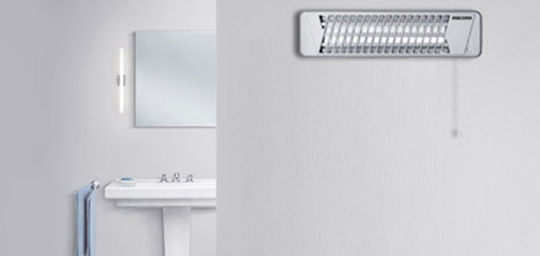 Stiebel Eltron IW 120 Quartz Wall-Mounted Heater for Bathrooms 1200W