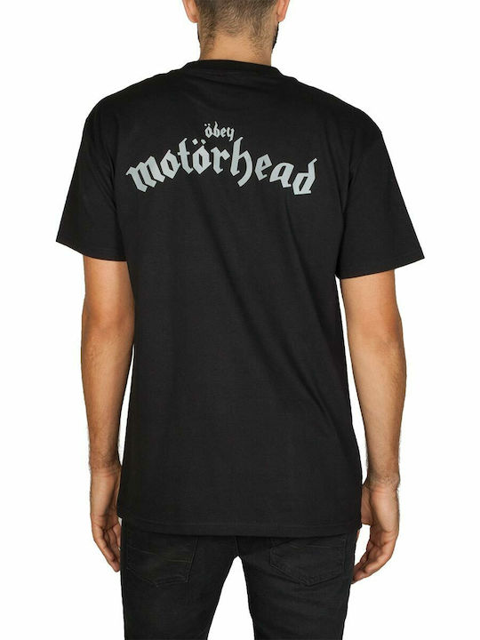 Obey Obey Lemmy T-shirt Schwarz Baumwolle 165263045S-BLK