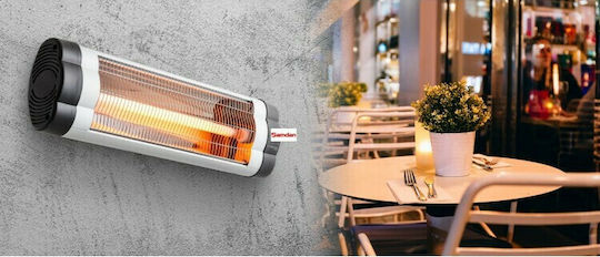 Samdan 4003 Heizung Quarz mit Thermostat 2200W