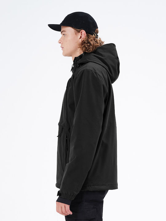 Herrenjacke Winterjacke Wasserdicht und winddicht Schwarz
