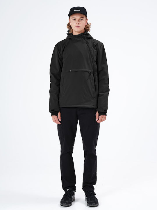 Herrenjacke Winterjacke Wasserdicht und winddicht Schwarz