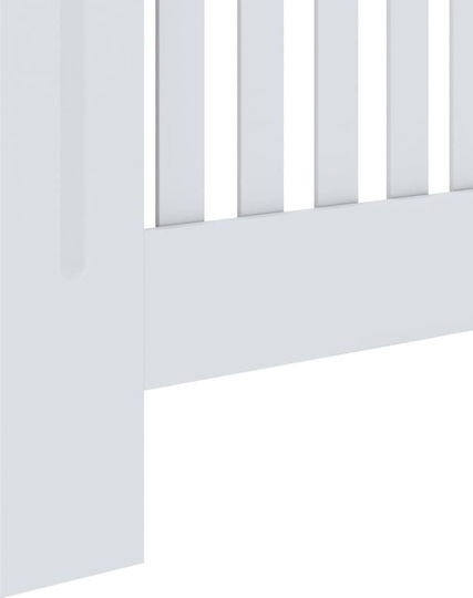 vidaXL Κάλυμμα Καλοριφέρ από MDF Λευκό 78x19x81.5cm