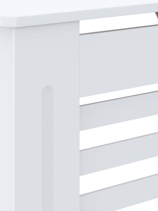 vidaXL Husă Pentru Radiator Din MDF Alb 78x19x81,5cm