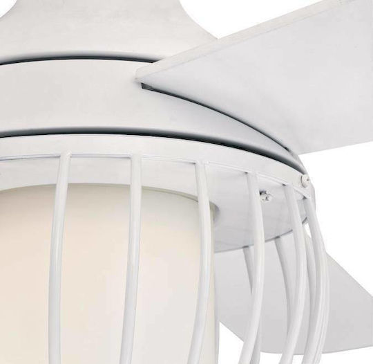 Westinghouse Graham Ανεμιστήρας Οροφής 132cm με Φως Λευκός