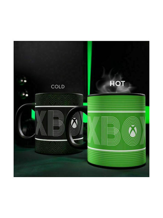 Paladone Xbox Logo Heat Change Mug Ceramic Green 300ml