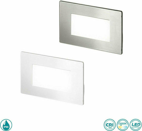 Gea Luce Maga Aplica de exterior montată pe perete LED IP65 2W cu Alb Cald Lumină
