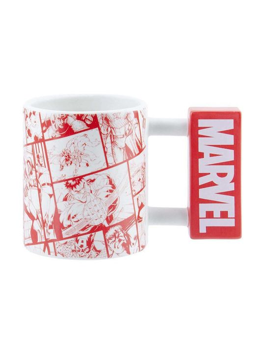 Paladone Marvel Logo Ceramic Cup White 450ml