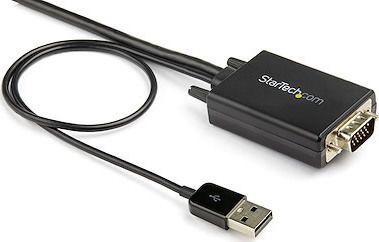 StarTech HDMI 1.4 Кабел HDMI мъжки - USB-A мъжки / VGA мъжки 2м Черно