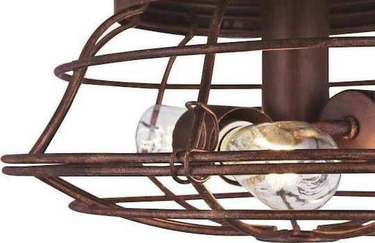Westinghouse Barnett Ventilator De Tavan 122cm Cu Lentile De Mărire Maro