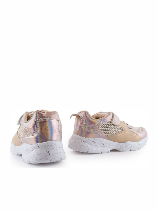 Παιδικά Sneakers με Σκρατς Ροζ