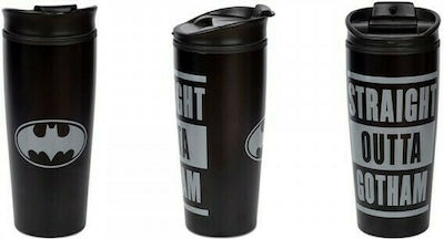 Pyramid International Batman (Straight Outta Gotham) Glass Thermos Stainless Steel Black 450ml