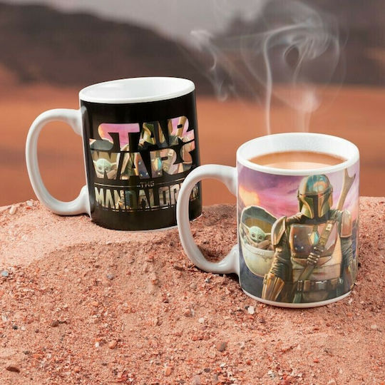 Paladone Star Wars: The Mandalorian Wärmewechsel Becher Keramik Mehrfarbig 300ml Paladone Star Wars: The Mandalorian Wärmewechsel Becher Keramik Mehrfarbig 300ml