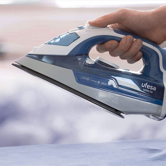 Ufesa UFESA PV3280 Fier de Călcat cu Aburi 2800W cu Talpă Ceramică și Debit Continu de Abur 30g/min
