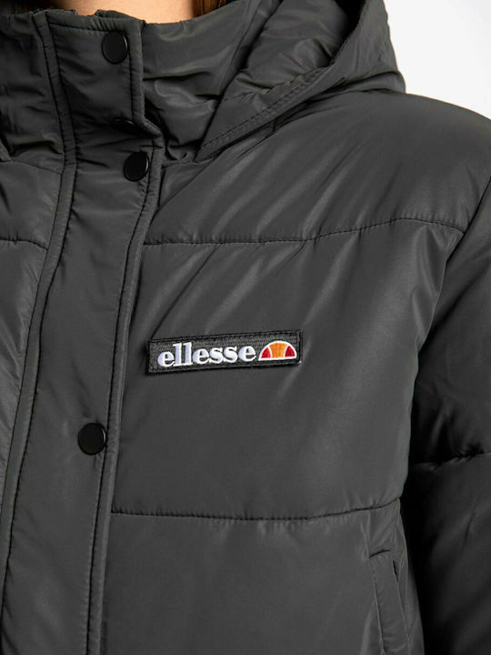 Monolis Women's Short Puffer Jacket for Winter Black