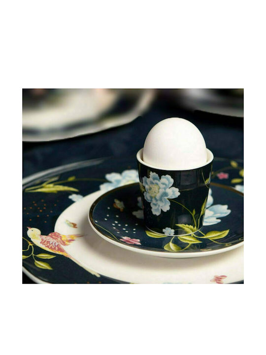 Laura Ashley Heritage Midnight Plate Desert made of Porcelain Blue with Diameter 12cm