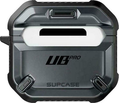 Supcase Unicorn Beetle Pro Hülle Kunststoff mit Haken in Schwarz Farbe für Apple AirPods 3