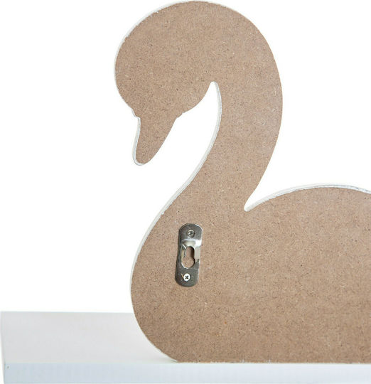 Kinderregal Freya Wandhalterung Weiß 35x9x12,8cm