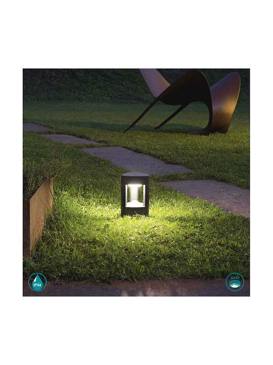Gea Luce Janet Outdoor Small Post Lamp IP54 for GX53 Base Gray