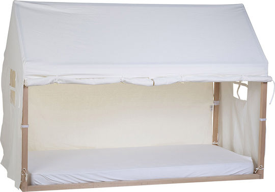 Κάλυμμα Κρεβατιού Tipi Σπίτι Λευκό 200x90cm