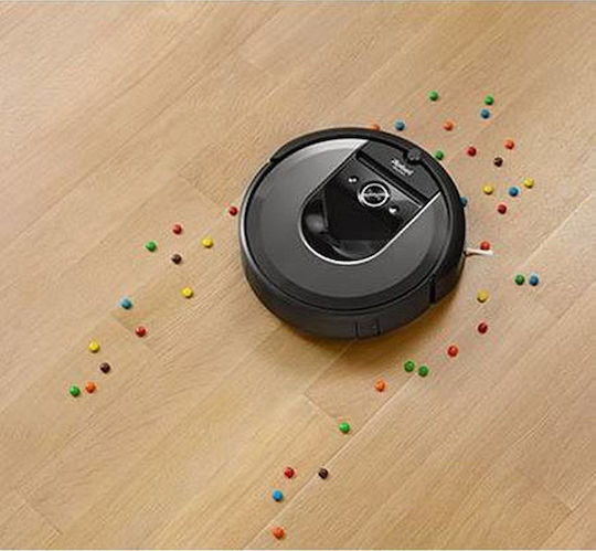 iRobot Roomba i7+ Σκούπα Ρομπότ με Οπτική Χαρτογράφηση Μαύρη