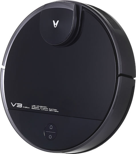 Viomi V3 Max Σκούπα Ρομπότ με Χαρτογράφηση Laser & Απορρόφηση 2700Pa Μαύρη