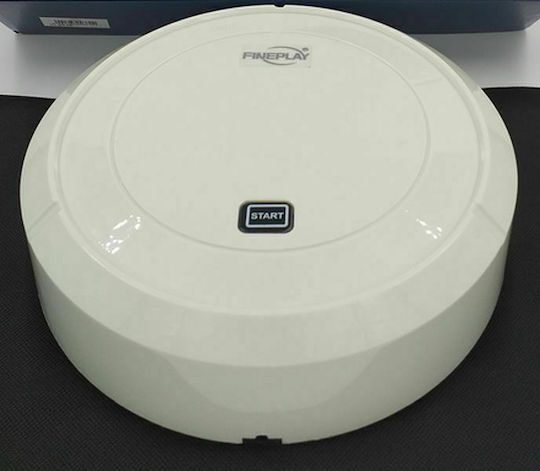 Clean Smart Robot Cleaner Σκούπα Ρομπότ με Αυτονομία έως 120min και Κάλυψη Χώρου έως 120τ.μ. Λευκή