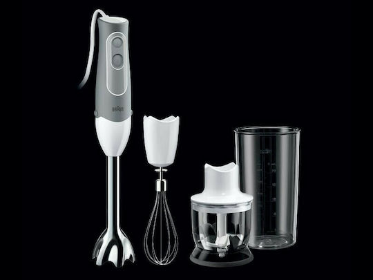 Braun MultiQuick 5 Omelette Ραβδομπλέντερ με Ανοξείδωτη Ράβδο 600W Γκρι