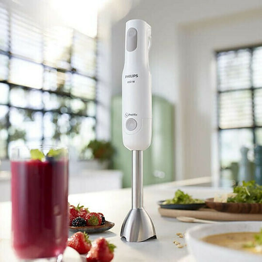 Philips Daily Collection ProMix Ръчен Блендер с Неръждаема Пръчка 650W Бял