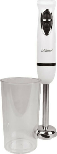 Maestro MR510 Blender De Mână Cu Tijă Din Inox 300W Alb