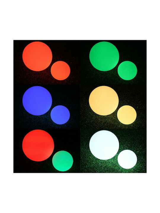 GloboStar Φωτιστικό Γλόμπος LED Εξωτερικού Χώρου 5W RGBW IP67 Λευκό