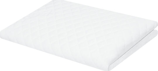 Greco Strom Safety Antibacterial Fitted Waterproof Crib Mattress Protector Antibacterial Quilted 60x120cm