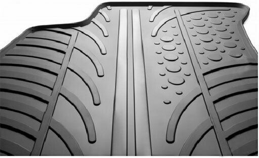 Gledring Set of Front and Rear Mats 4pcs for Kia Sportage Hyundai iX35 Black