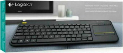 Logitech Wireless Touch Keyboard K400 Ασύρματο Πληκτρολόγιο με Touchpad Αγγλικό US