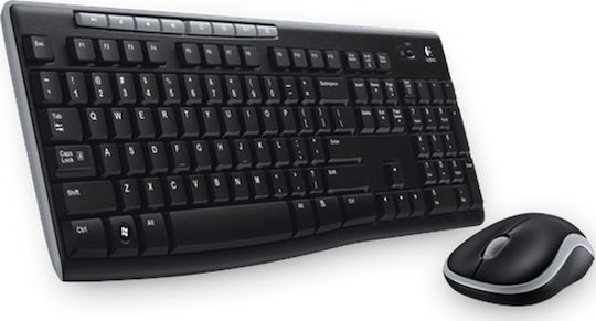 Logitech Wireless Combo MK270 Σετ Πληκτρολόγιο & Ποντίκι Ελληνικό