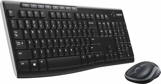 Logitech Wireless Combo MK270 Σετ Πληκτρολόγιο & Ποντίκι Ελληνικό