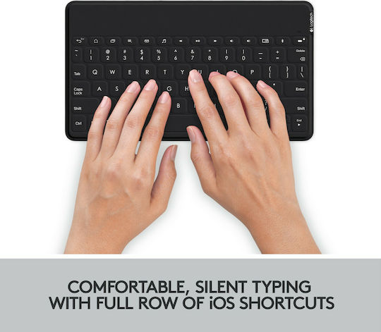 Logitech Keys-To-Go Ασύρματο Bluetooth Πληκτρολόγιο Αγγλικό US