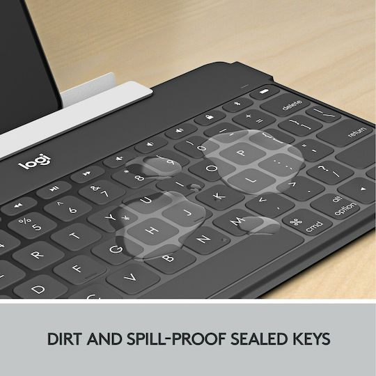 Logitech Keys-To-Go Ασύρματο Bluetooth Πληκτρολόγιο Αγγλικό US