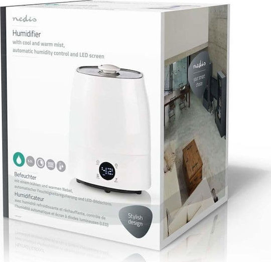Nedis Υγραντήρας Υπερήχων 110W για Χώρους 50m²