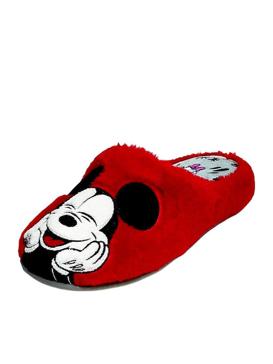 Mickey Minnie Disney Anatomisch Kinderhausschuhe Rote