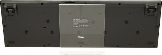 A4Tech Wireless Desktop Padless 7100n Tastatur & Maus Set Englisch UK Weiß